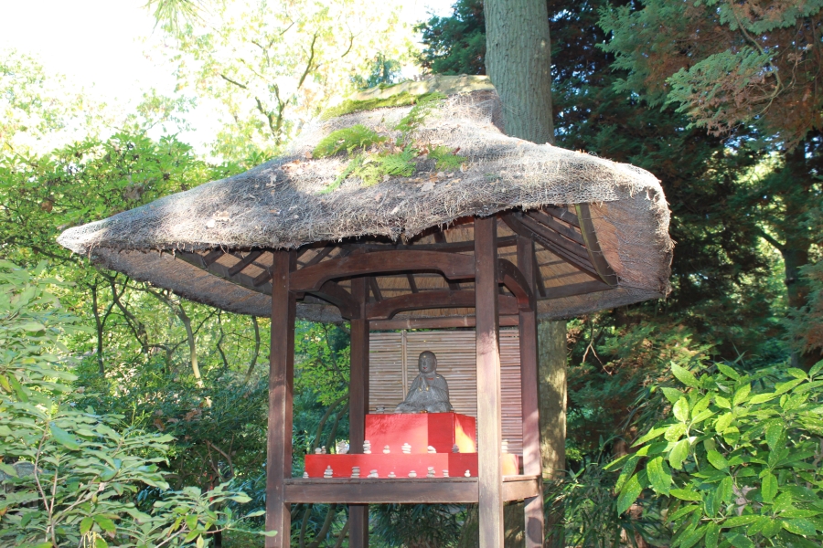 Jardim japonês no Parque Clingendael em Haia