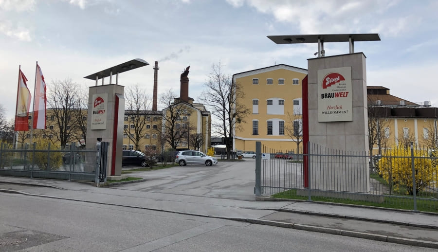 Complexo cervejeiro da Stiegl em Salzburgo