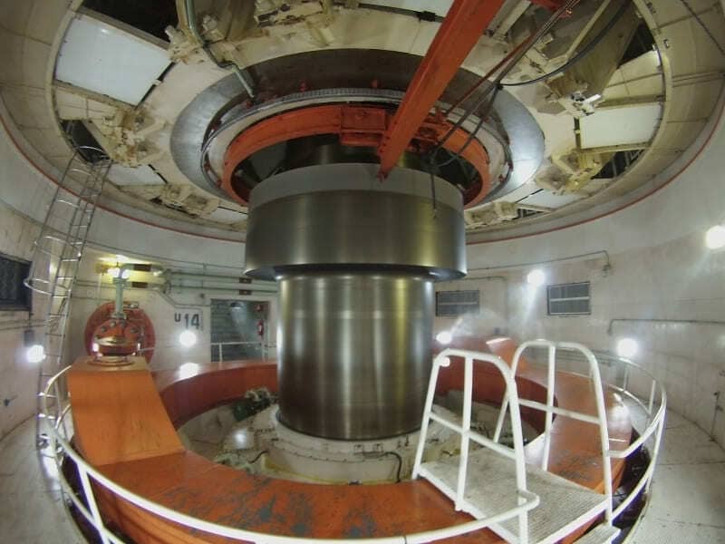 Visita interna à parte operacional da Usina de Itaipu em Foz do Iguaçu
