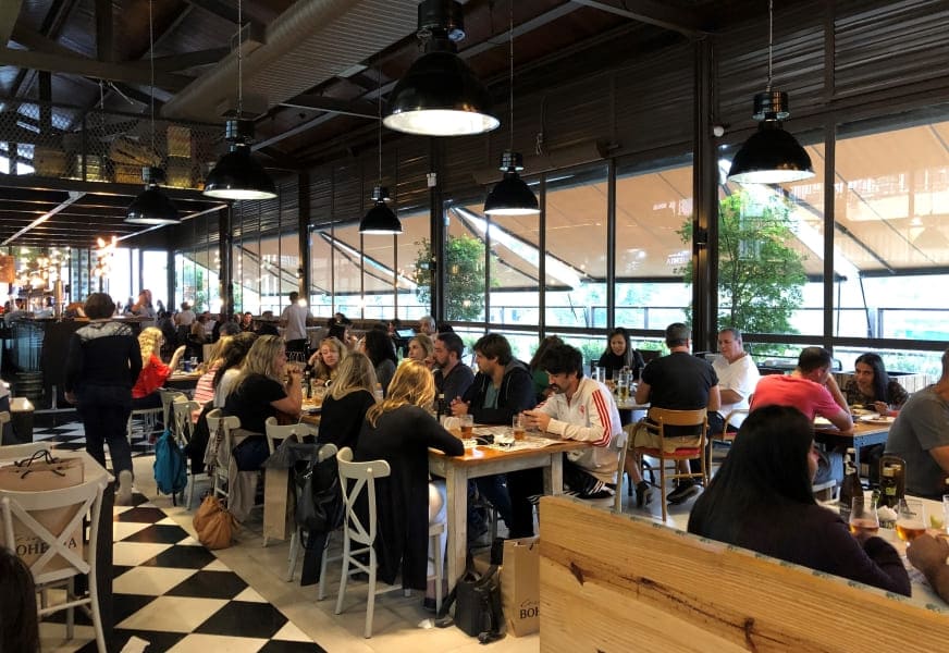 Restaurante da Cervejaria Bohemia