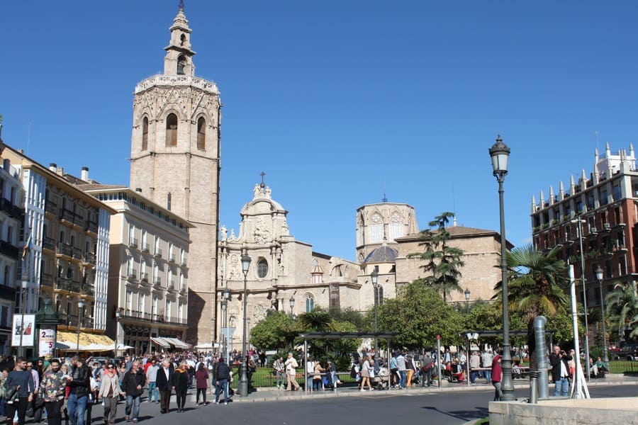 Centro histórico de Valência.