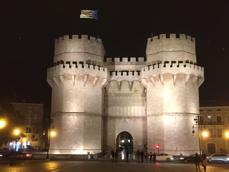 Torre de Serranos de Valência.