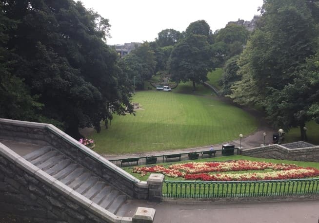 O que visitar em Aberdeen: Jardins do Union Terrace
