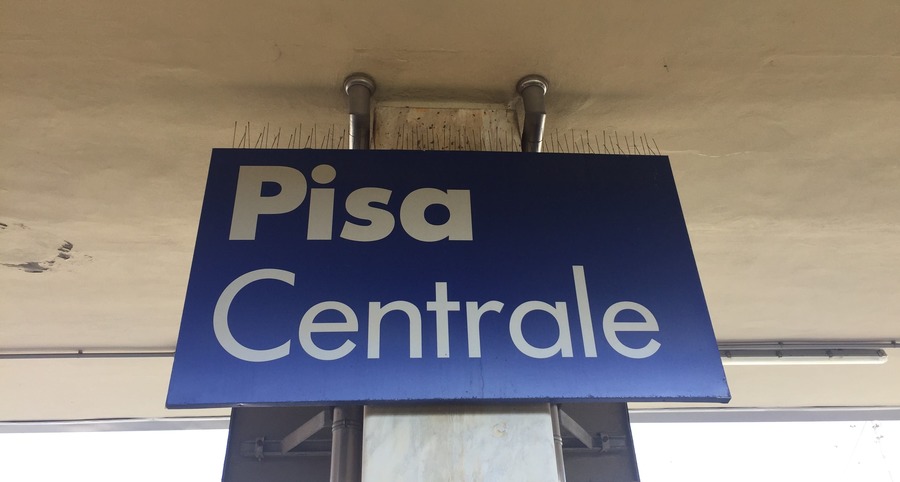 Pisa em bate e volta de Florença: estação Pisa Centrale.