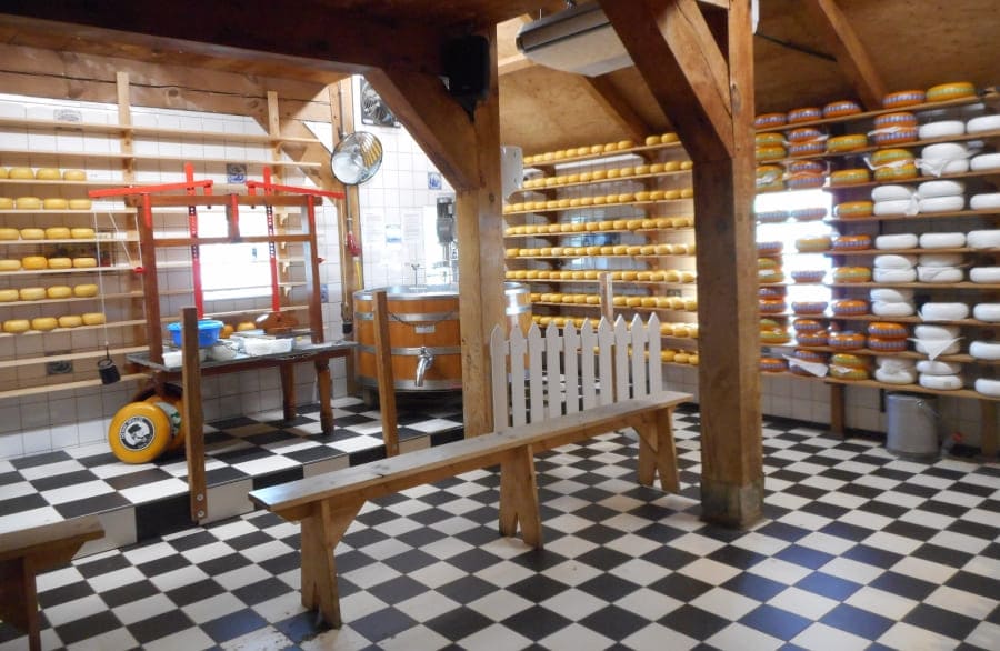 Fábrica de queijos em Zaanse Schans