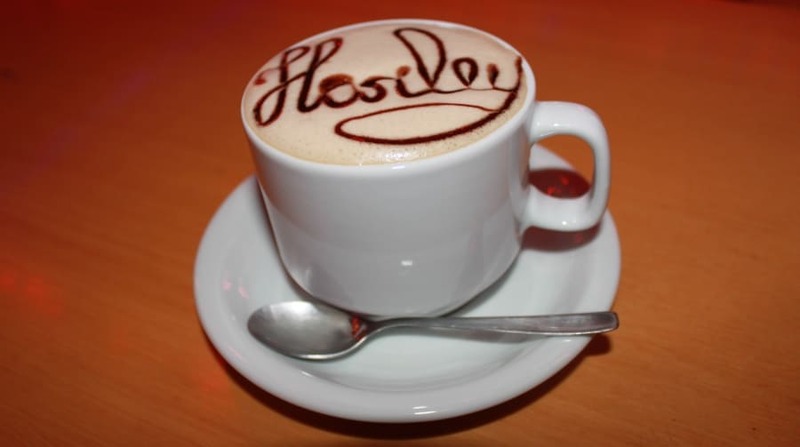 Cappuccino estilizado servido no Harley Motor Show em Gramado.