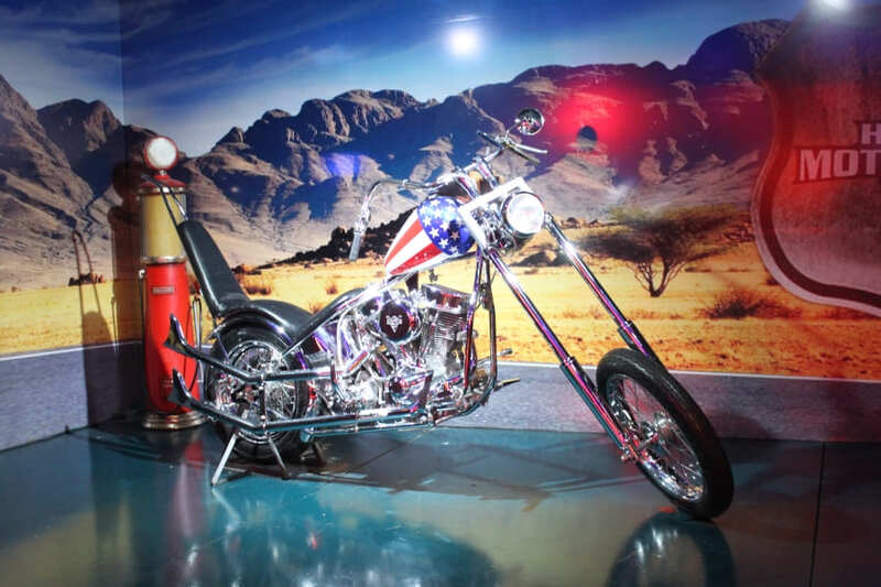 Harley Davidson Easy Rider exposta no Harley Motor Show em Gramado.