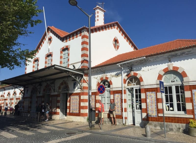 Estação ferroviária da cidade de Sintra.