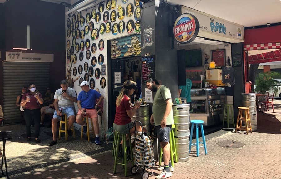 Bar Popeye em Ipanema.