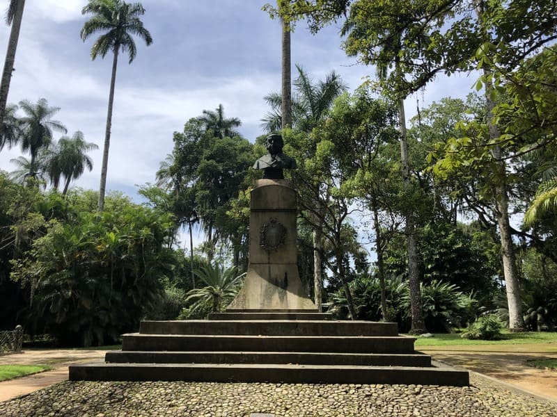 Bust of King John VI at the Botanical Garden of Rio de Janeiro
