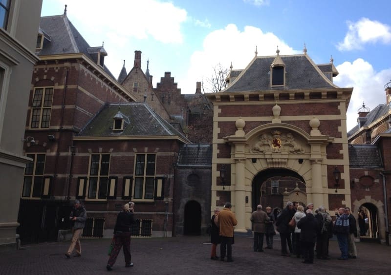 Binnenhof no centro histórico de Haia.