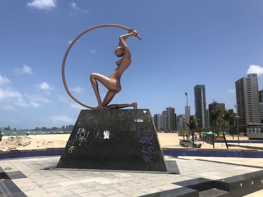 Praia de Iracema em Fortaleza