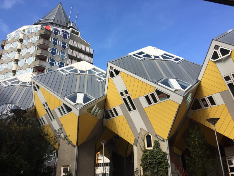 Casas Cubo, um dos ícones arquitetônicos de Roterdã