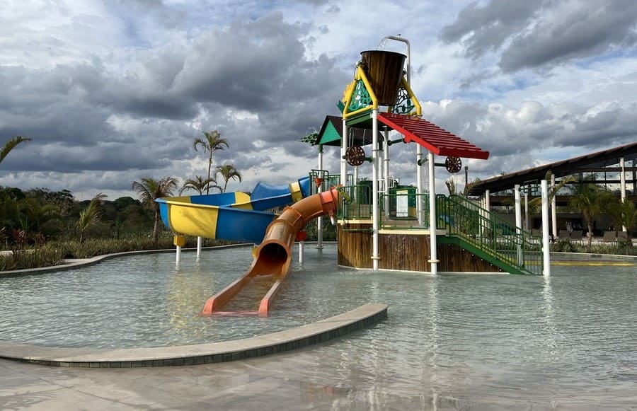 Parque aquático do Cyan Resort by Atlantica em Itupeva