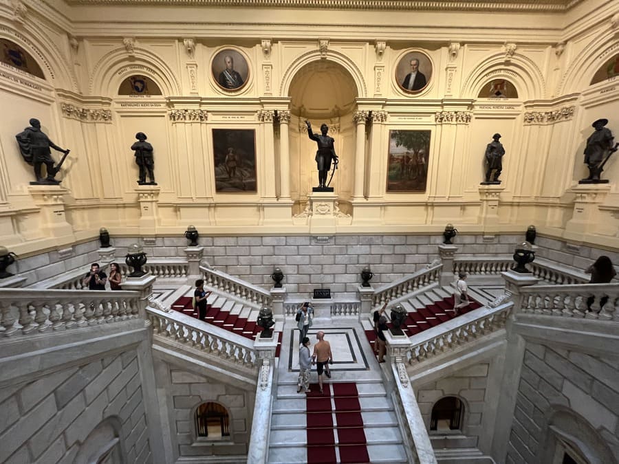 Escadaria Nobre do Museu do Ipiranga em São Paulo