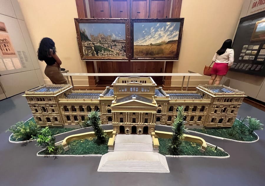 Maquete do Museu do Ipiranga