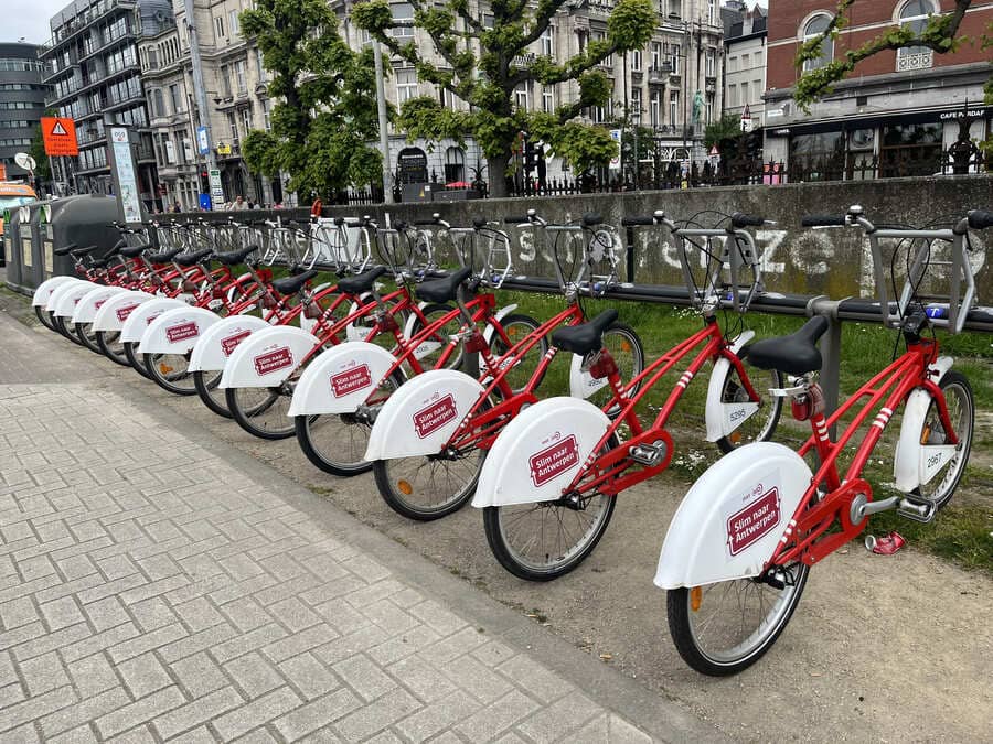 Férias de Julho na Europa: Aluguel de bicicletas em Antuérpia na Bélgica