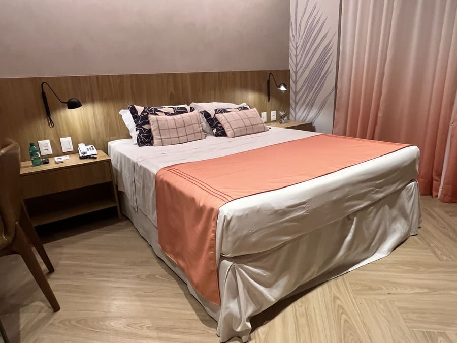 Quarto superior no Mar Ipanema Hotel