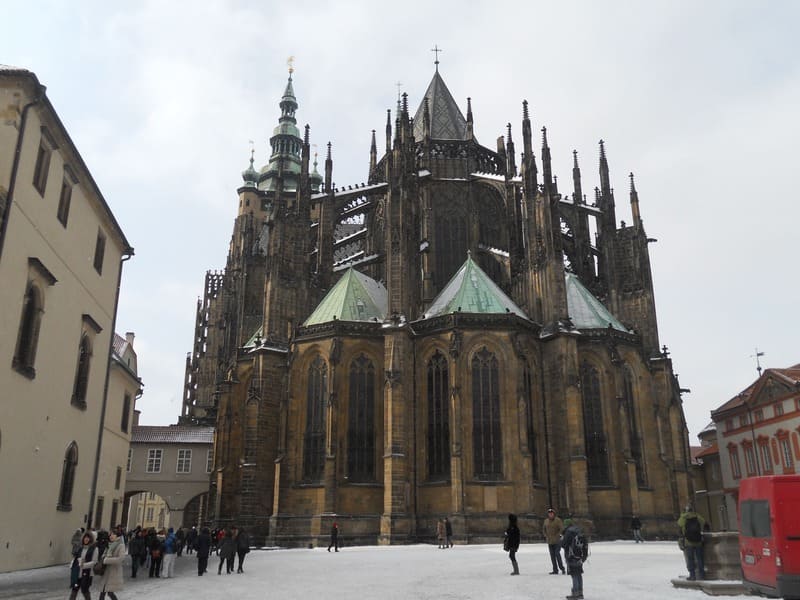 Inverno na Europa: Castelo de Praga