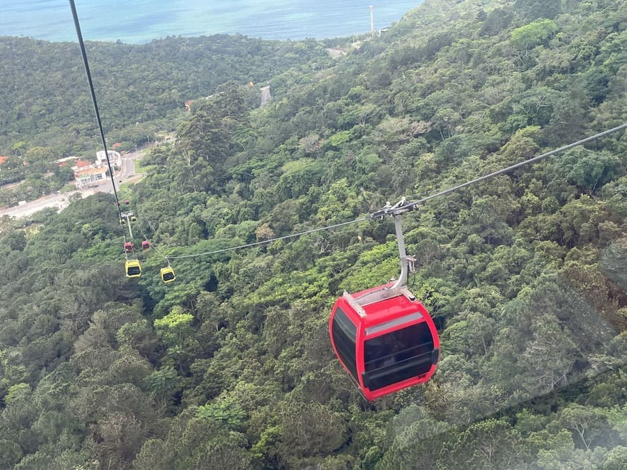 o que fazer em Balneário Camboriú em uma parada de cruzeiro: Bondinho do Parque Unipraias