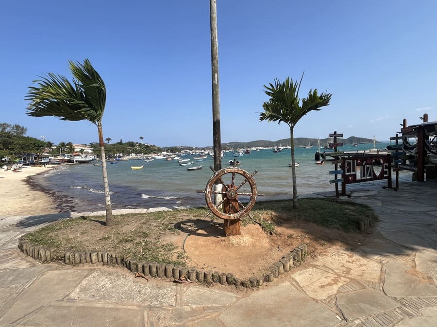 Parada de cruzeiro em Búzios: Praia da Armação
