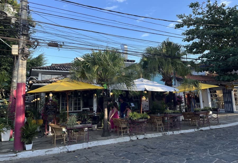 Parada de cruzeiro em Búzios: Rua das Pedras
