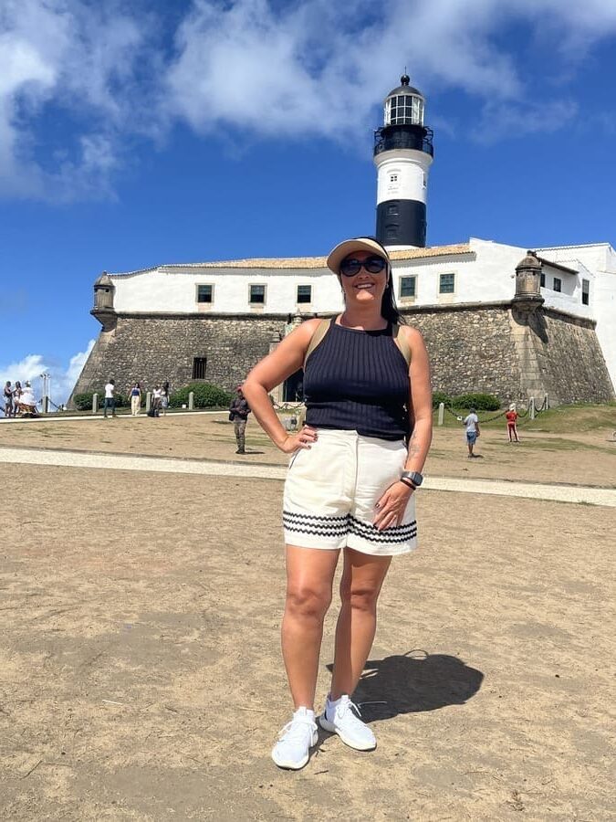 Farol da Barra visto durante o Tour histórico panorâmico em Salvador